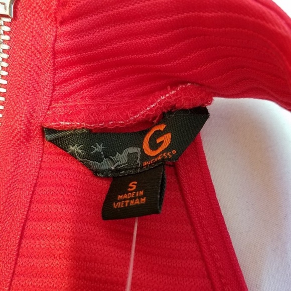 Red G by Guess Peplum top - size small S - Picture 3 of 4